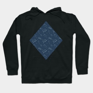 Night Sky Inspired Book Pattern Hoodie